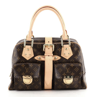 Louis Vuitton Manhattan Handbag Monogram Canvas GM