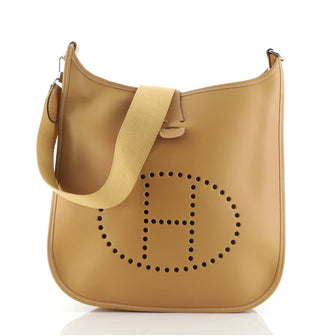 Hermes Evelyne Bag Gen I Vache Natural GM
