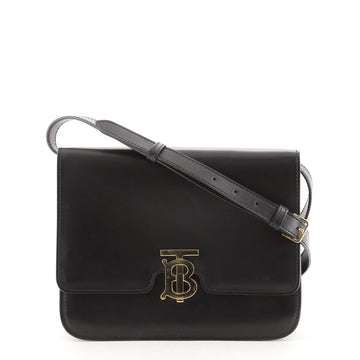 Burberry TB Flap Bag Leather Medium