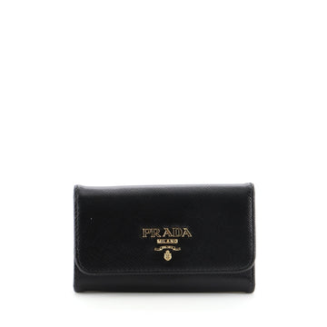 Prada 6 Key Holder Saffiano Leather
