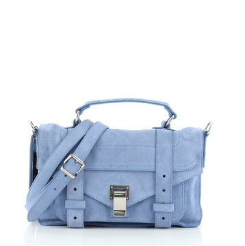 Proenza Schouler PS1 Satchel Suede Tiny