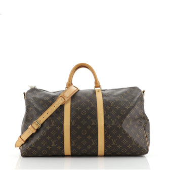 Louis Vuitton Keepall Bandouliere Bag Monogram Canvas 50