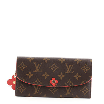 Louis Vuitton Flower Wallet Monogram Canvas Long