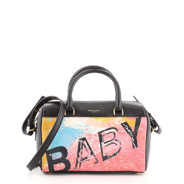 Saint Laurent Classic Baby Duffle Bag Printed Leather