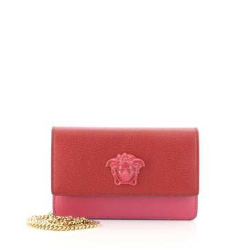 Versace Palazzo Medusa Chain Crossbody Bag Leather