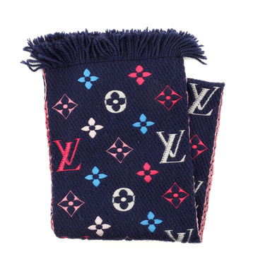 Louis Vuitton Logomania Rainbow Scarf Wool and Silk
