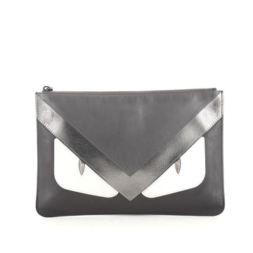 Fendi Monster Pouch Leather Large