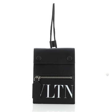 Valentino VLTN Neck-Strap Phone Case Printed Leather