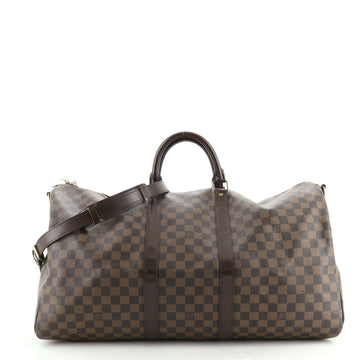 Louis Vuitton Keepall Bandouliere Bag Damier 55