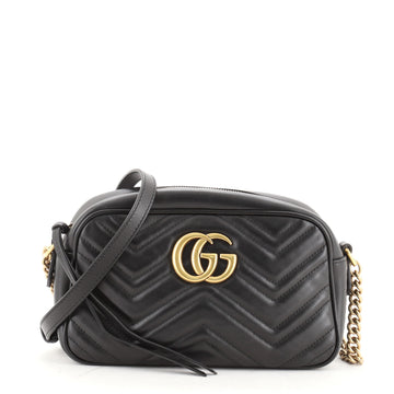 Gucci GG Marmont Shoulder Bag Matelasse Leather Small