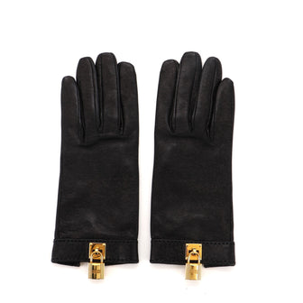 Hermes Cadena Motif Gloves Leather