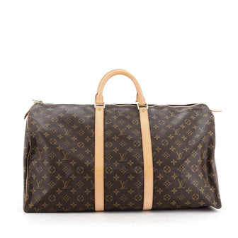 Louis Vuitton Keepall Bag Monogram Canvas 55