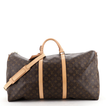 Louis Vuitton Keepall Bandouliere Bag Monogram Canvas 60