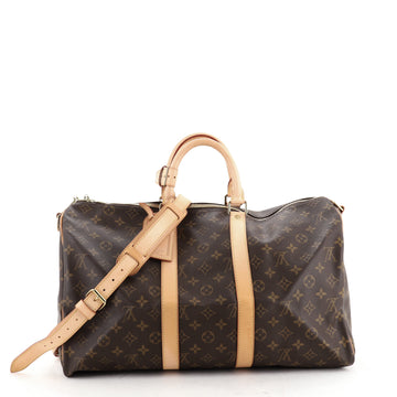 Louis Vuitton Keepall Bandouliere Bag Monogram Canvas 45