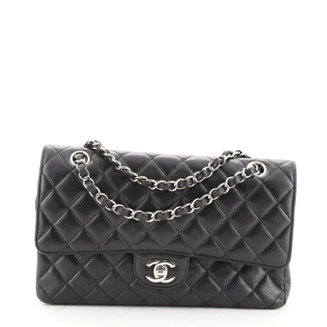 Chanel Classic Double Flap Bag Quilted Caviar Medium