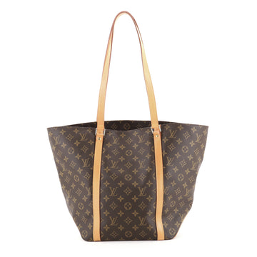 Louis Vuitton Shopping Sac Handbag Monogram Canvas MM