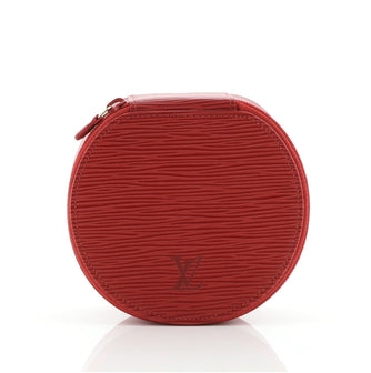 Louis Vuitton Ecrin Bijoux Jewelry Case Epi Leather GM