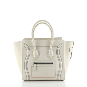 Celine Luggage Bag Smooth Leather Micro