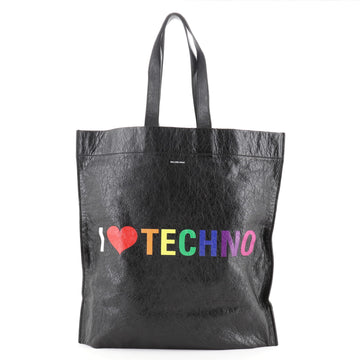 Balenciaga Supermarket Shopper Bag Printed Leather Large