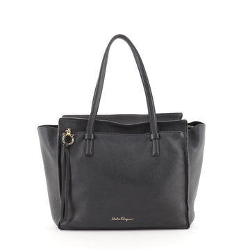 Salvatore Ferragamo Amy Tote Pebbled Leather Medium