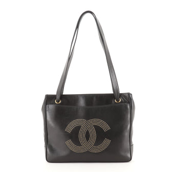 Chanel Vintage Timeless Tote Studded Lambskin Medium