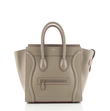 Celine Luggage Bag Smooth Leather Mini