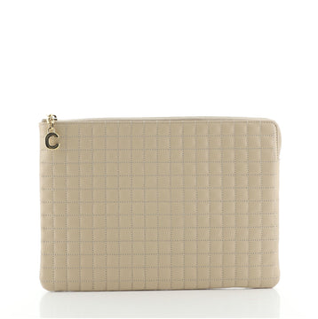 Celine C Charm Pouch Quilted Leather Medium