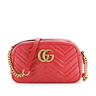 Gucci GG Marmont Shoulder Bag Matelasse Leather Small