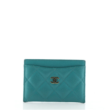 Chanel Classic Card Holder Quilted Caviar
