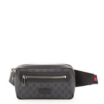 Gucci Soft Zip Belt Bag GG Coated Canvas Small