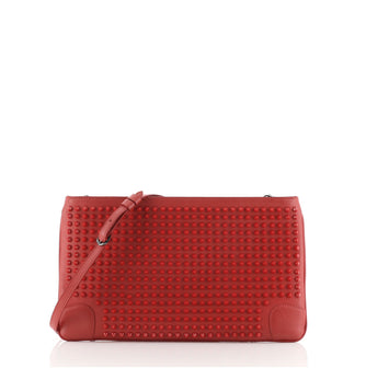 Christian Louboutin Loubiposh Clutch Spiked Leather