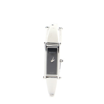 Gucci G-Frame Rectangular Bangle Quartz Watch Stainless Steel 12