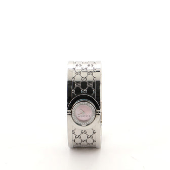 Gucci Twirl Quartz Watch Stainless Steel with Diamonds and Mother of Pearl 23