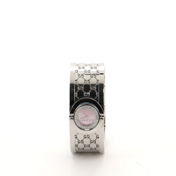 Gucci Twirl Quartz Watch Stainless Steel with Diamonds and Mother of Pearl 23