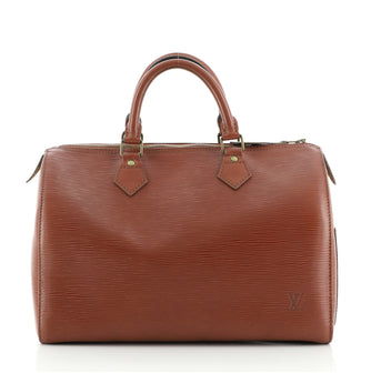 Louis Vuitton Speedy Handbag Epi Leather 30