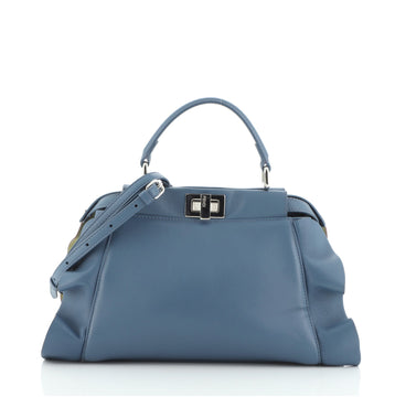 Fendi Peekaboo Bag Ruffled Leather Mini