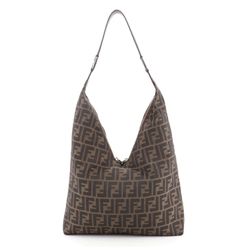 Fendi Vintage Zip Hobo Zucca Canvas Medium