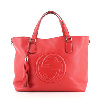 Gucci Soho Working Tote Leather Large