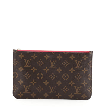 Louis Vuitton Neverfull Pochette Monogram Canvas Large