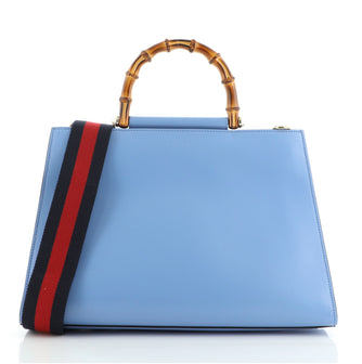 Gucci Nymphaea Top Handle Bag Leather Medium