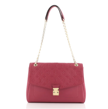 Louis Vuitton Saint Germain Handbag Monogram Empreinte Leather MM