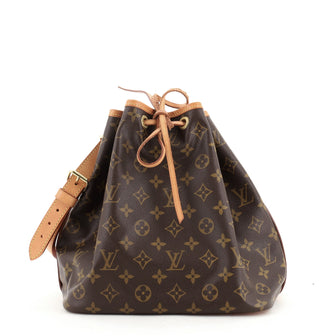 Louis Vuitton Petit Noe Handbag Monogram Canvas