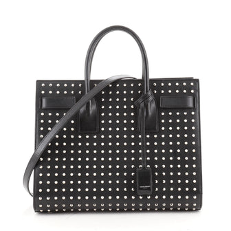 Saint Laurent Sac de Jour Bag Studded Leather Small