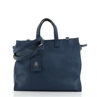 Fendi Selleria Convertible Document Tote Leather Large