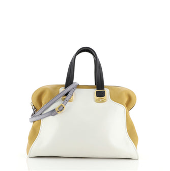 Fendi Chameleon Convertible Satchel Leather Large
