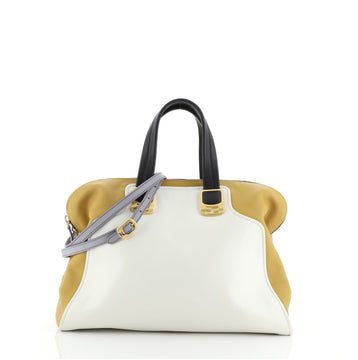 Fendi Chameleon Convertible Satchel Leather Large