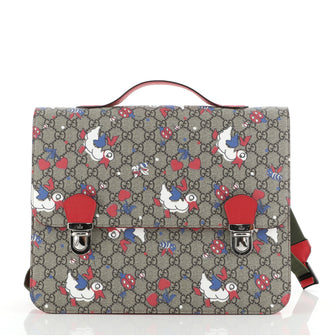 Gucci Children's Backpack Printed GG Coated Canvas