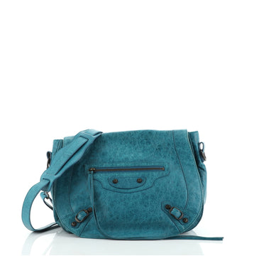 Balenciaga Neo Folk Messenger Classic Studs Bag Leather