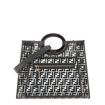 Fendi Runaway Shopper Tote Zucca PU Medium