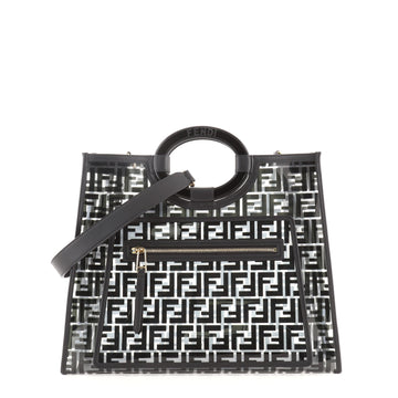 Fendi Runaway Shopper Tote Zucca PU Medium